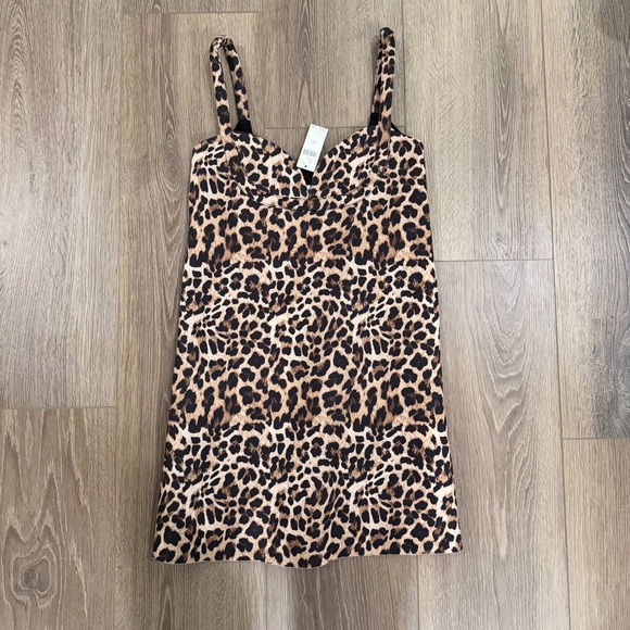 Dhruv Kapoor Dresses & Skirts - NWT Dhruv Kapoor Leopard Print Sleeveless Dress XXS